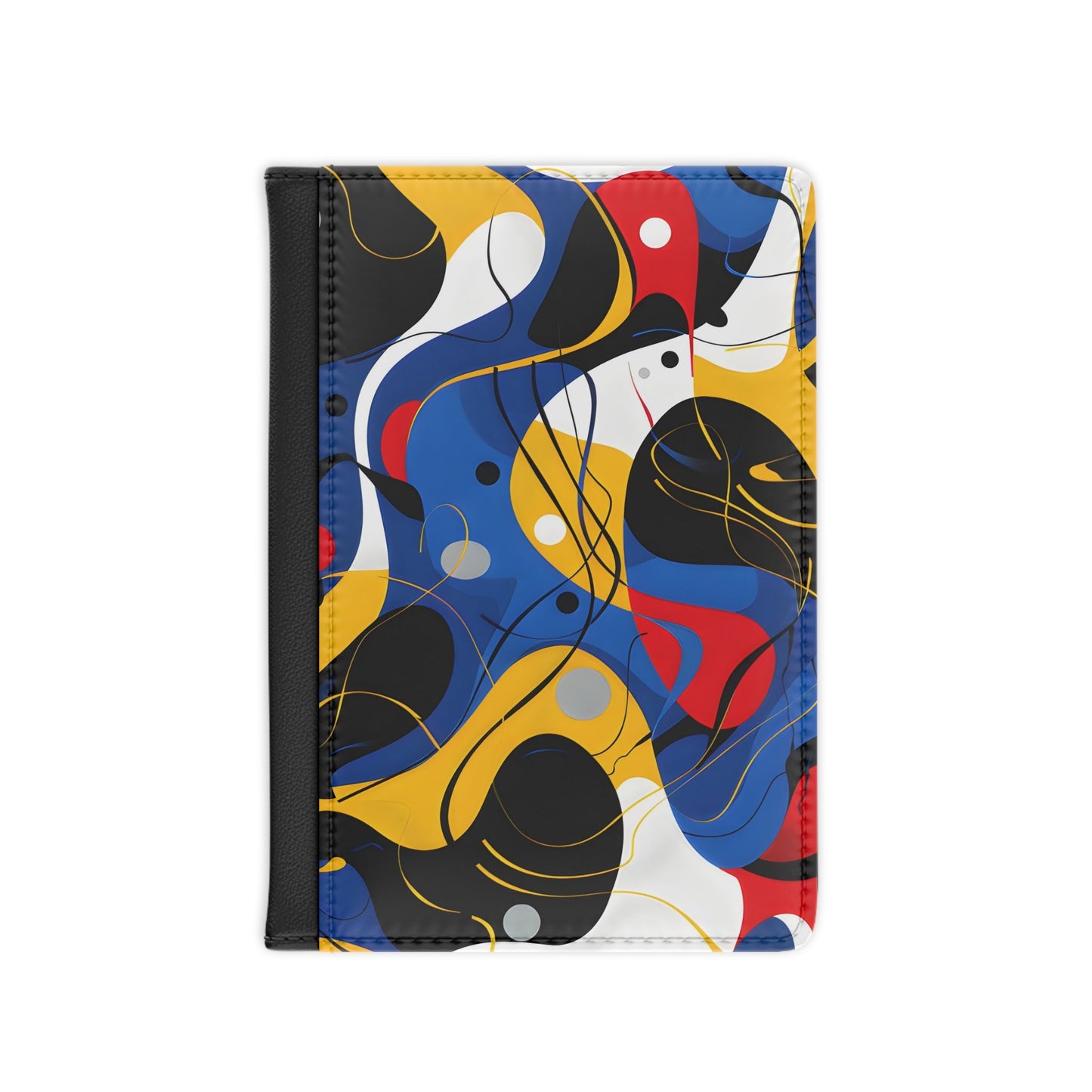 Glacier Echoes Abstract Blue Passport Cover - Hostel Gear